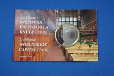 3 Euro PP Sondermünze Slowenien in CoinCard Jahr des Buches Auflage 5000 St.