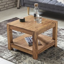 FineBuy Couchtisch Massivholz