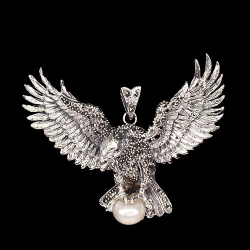 Perle markasit adler vogel - markasit,