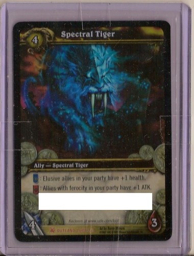 Wow loot card spektraltiger - card,
