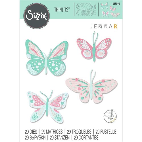 Sizzix thinlits stanzer set - stanzer,