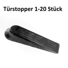 1-20 Türstopper Türkeil Boden Fensterstopper Stopper Türfeststeller schwarz 