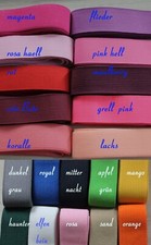 Gummiband verschiedene Farben Breiten Längen