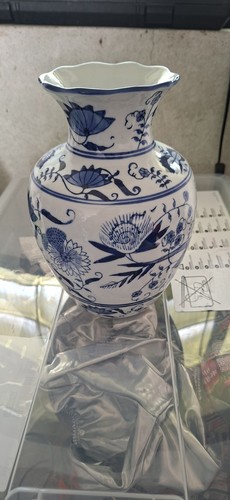 Vase zwiebelmuster porzellan - vase,