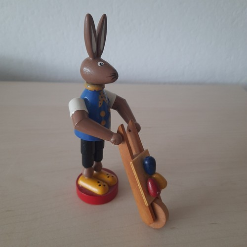 Osterhase mit schubkarre - osterhase,