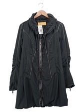 BIBA Damen Übergangsmantel Gr. 38/M Schwarz Klassisch Elegant Jacke