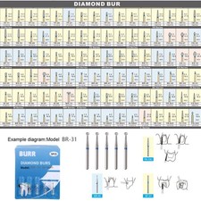 50PCS Dental Diamant bohrer