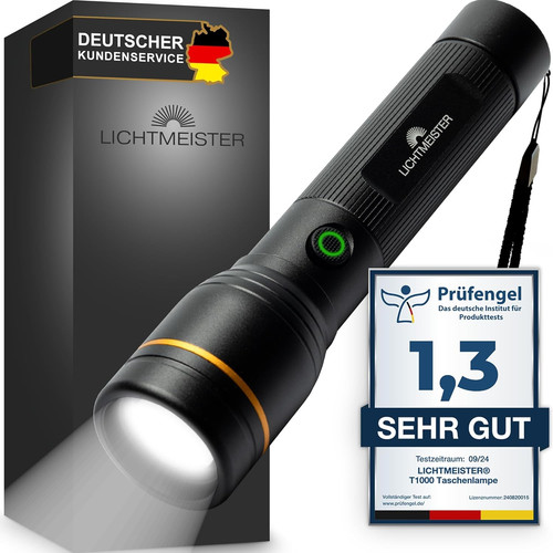 Lichtmeister taschenlampe - lichtmeister®,