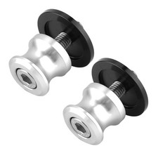 Auto (Silber)ständeraufnahme M8  Motorrad CNC Montageständer Racingadapter.