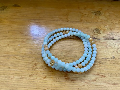 Echte jade halskette 6mm - halskette,,