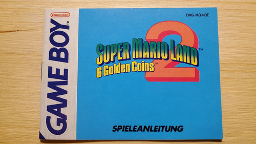 Super mario land booklet - -,