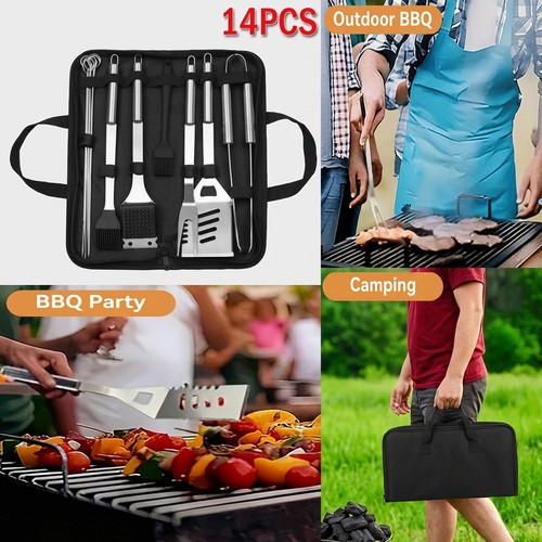 14x bbq grillbesteck set - 14x,