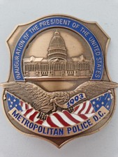 US Police Badge INAUGURATION
