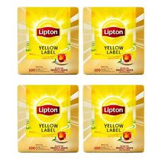 4× Lipton Tea 100 Teebeutel -