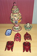 besondere Keramik und Holzmasken aus Tunesien,alles Handarbeit