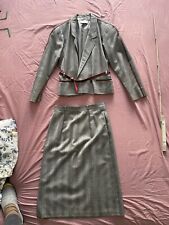 Kombination Blazer Rock Vintage 80er Grau Miss antoinette By Franz Haushofer