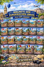 Länder magnet souvenir - eu,
