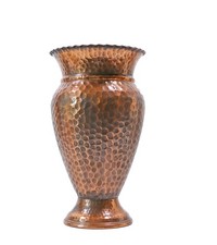 Kupfer vase gehämmert - 26,