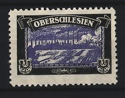 Reklamemarke oberschlesien - reklamemarke,