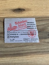 Ticket Eintrittskarte Schalke