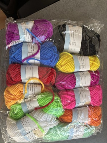Farben handstrickgarn - 12,