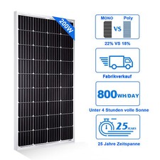 200W Solarmodul Solarpanel