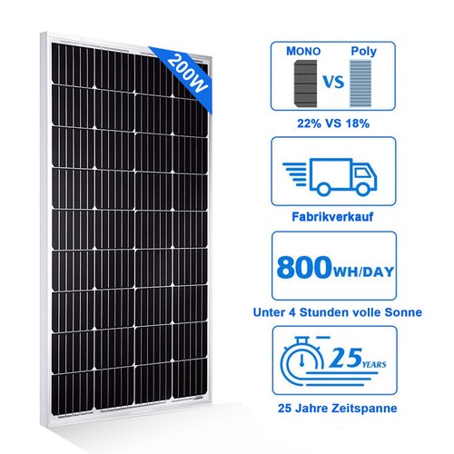 200w solarmodul solarpanel - 200w,