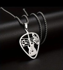 Halskette Gitarre Musiknoten