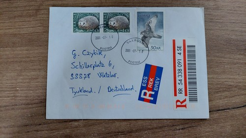 Schweden reko brief - schweden,