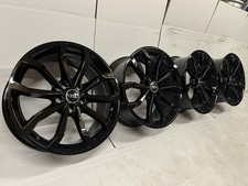 Original Audi A4 8W 18“ Felgen 8W0601025H 8Jx18ET40 Schwarz Glanz MWST
