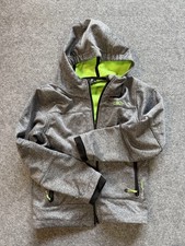 CMP Softshelljacke mit Kapuze, grau, Größe 140, gebraucht