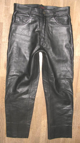 Linus herren lederjeans - lederjeans, /
