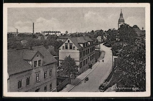 Ansichtskarte lichtentanne - ansichtskarte,