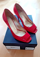 Escada , Damenschuhe, Peeptoes, Lackleder, pink, Gr. 36,5