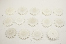 14x  53mm 16 Zahn  Zahnrad Stirnrad plastik Kunstoff 04