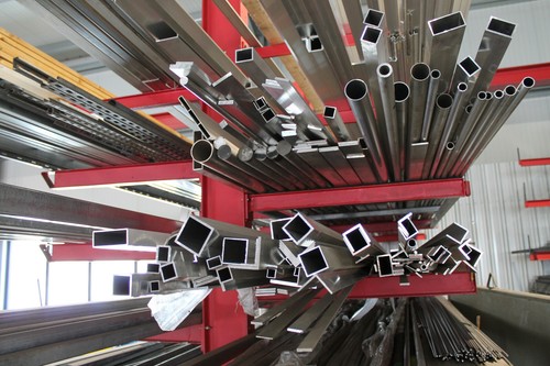 Aluminium rund vierkant - aluminium,