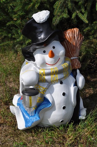 Schneemann mit solarlampe - mit, 60