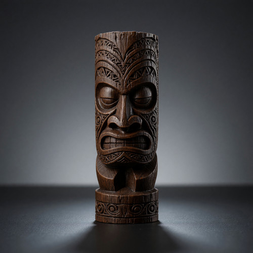 Polynesisches tiki totem harz - tiki,