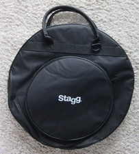 Stagg 22" Doppel-Beckentasche gefüttert + 14" Hihat Außentasche+Rucksackfunktiom