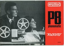 Bedienungsanleitung EUMIG P8 PHONOMATIC NOVO Filmprojektor User Manual (Y6100