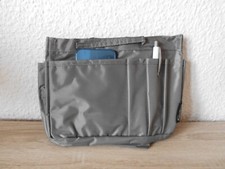 Handtaschen Organizer Taschen Einsatz Ordnung Fächer Kosmetik grau Shopper neu?