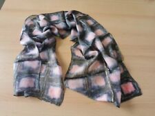 Seidentuch, Schal, TUCH, Handarbeit, UNIKAT, 33X 118CM, NEU, 