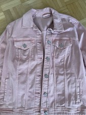 Modische Damen Jeansjacke Jeans In AltRosa Rosa  Größe 52 Neuw