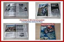 Zündapp SX 80 Literaturpaket