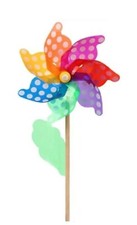 Windrad Garten Windspiel Windmühle Windrädchen  funkte Kleinwindrad