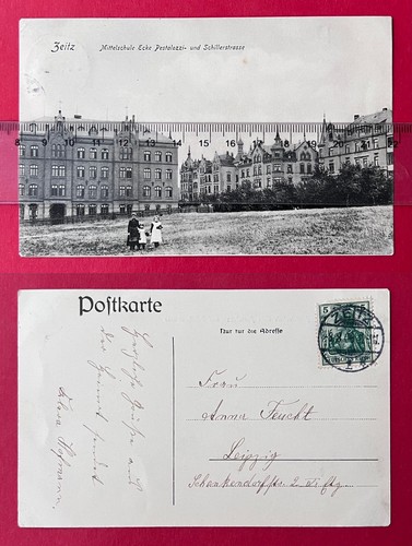 Zeitz 1906 mittelschule - zeitz,