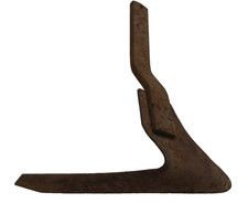 Teil von alte EGGE 1 Zinken Ersatzteil Eisen rostig Aufsatz Bastler Ersatz