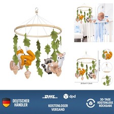 Baby Mobile Waldtiere Filz unisex für Bett Wickeltisch Kinderzimmer Dekoration