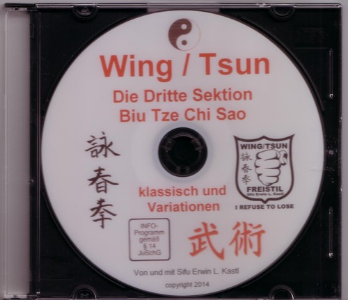 Dvd wing tsun chi sao - dvd,
