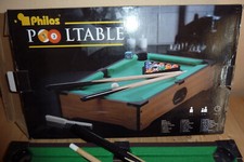 Pool Billard, Pool-Table, Philos Pool Table, 51 x 32 cm, Tischbillard, Neuwertig